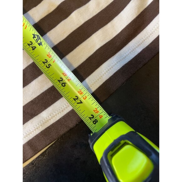 Jones New York NWT Brown White Striped 3/4 Sleeve Scoop Neck Top Sz 2X - Picture 9 of 9